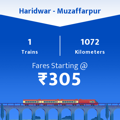 Haridwar To Muzaffarpur Trains